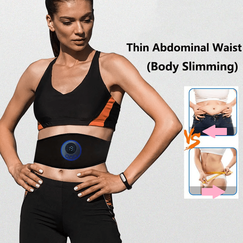 BowLift | Entrenador de Abs EMS – Estimulador de Músculos Abdominales de 19 Niveles para Fortalecimiento del Core