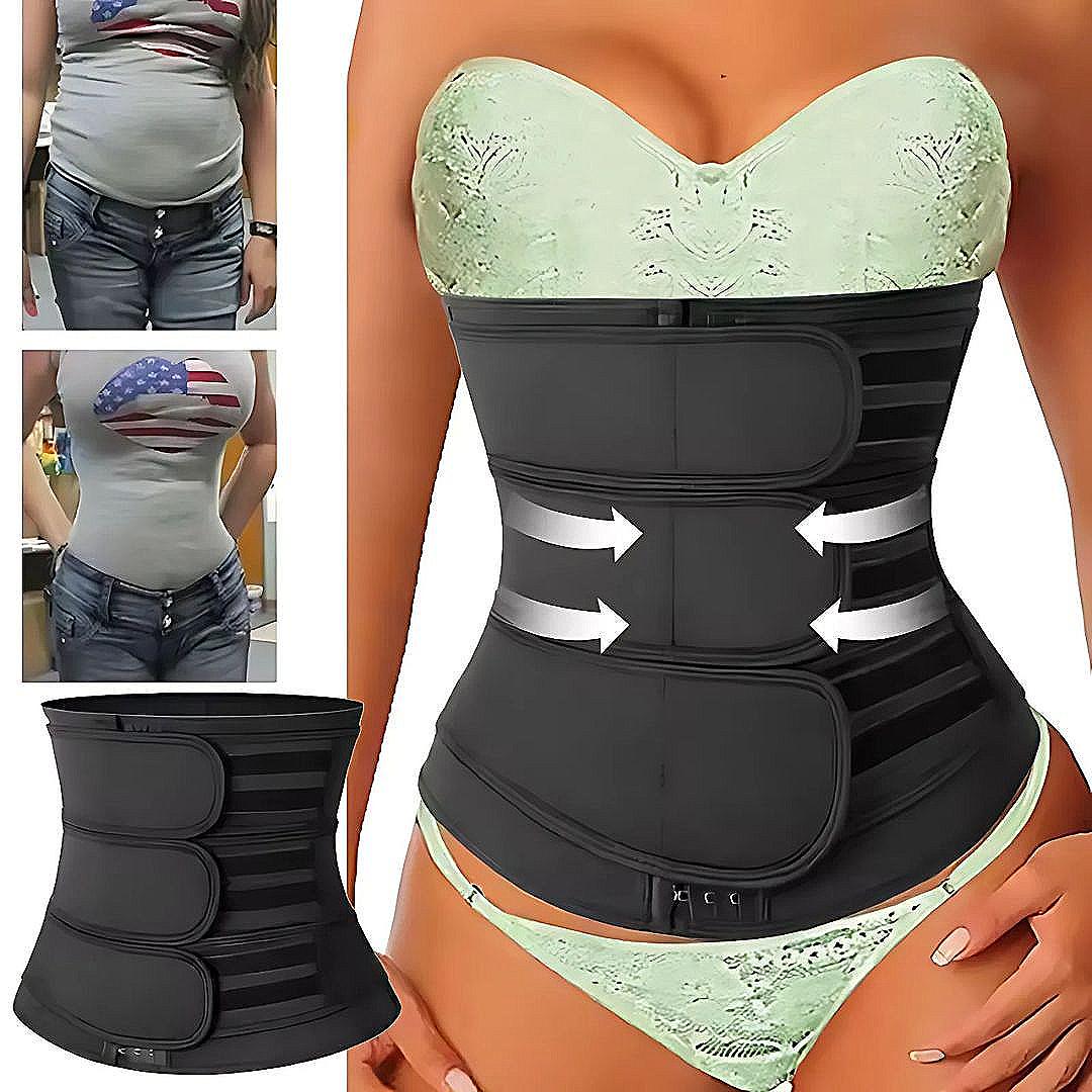 ThermoCore | Cinturilla de Compresión – Triple Compresión – Ajuste de Neopreno Transpirable – Uso Post-Entrenamiento y Postparto Kalsten