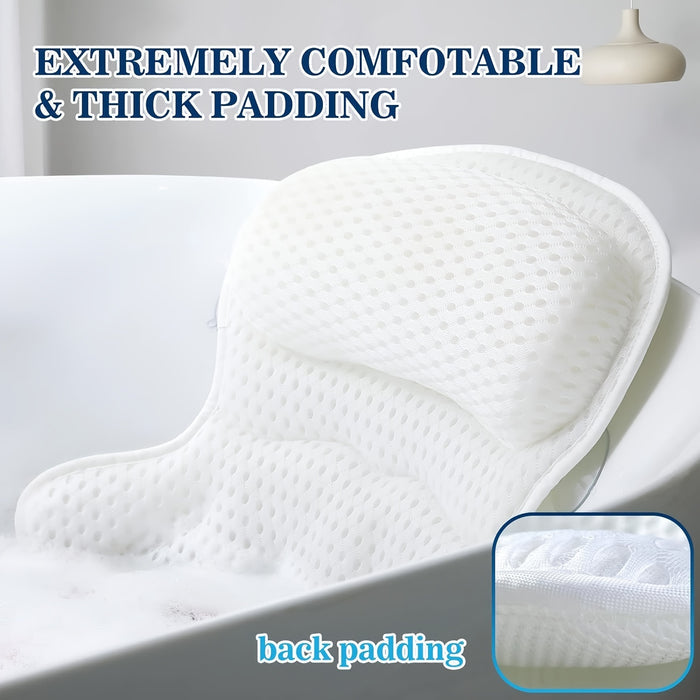 Almohada de Baño Ergonómica de Malla para Spa