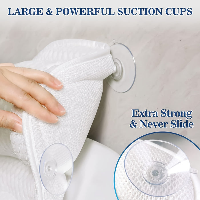 Almohada de Baño Ergonómica de Malla para Spa