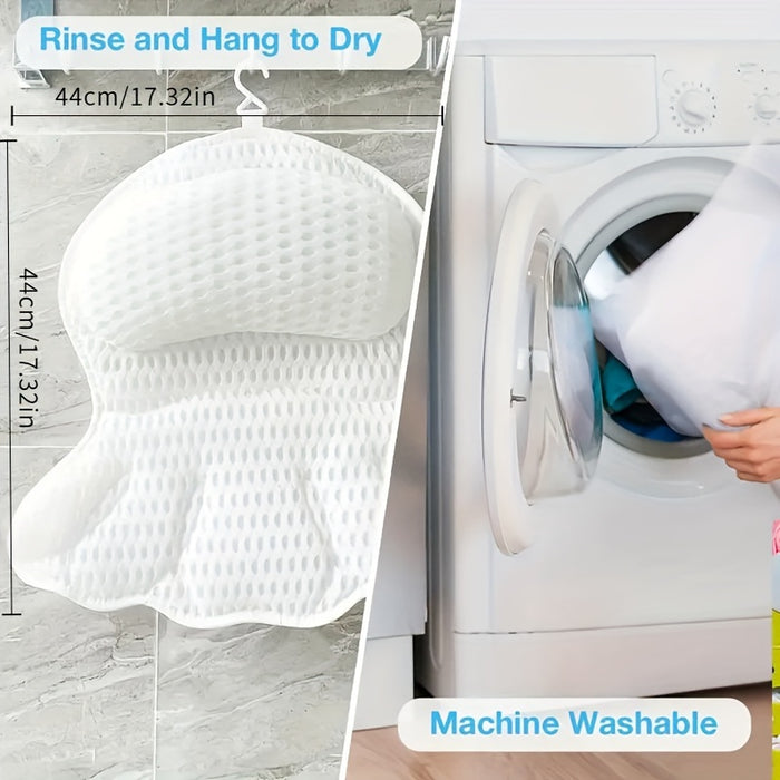 Almohada de Baño Ergonómica de Malla para Spa