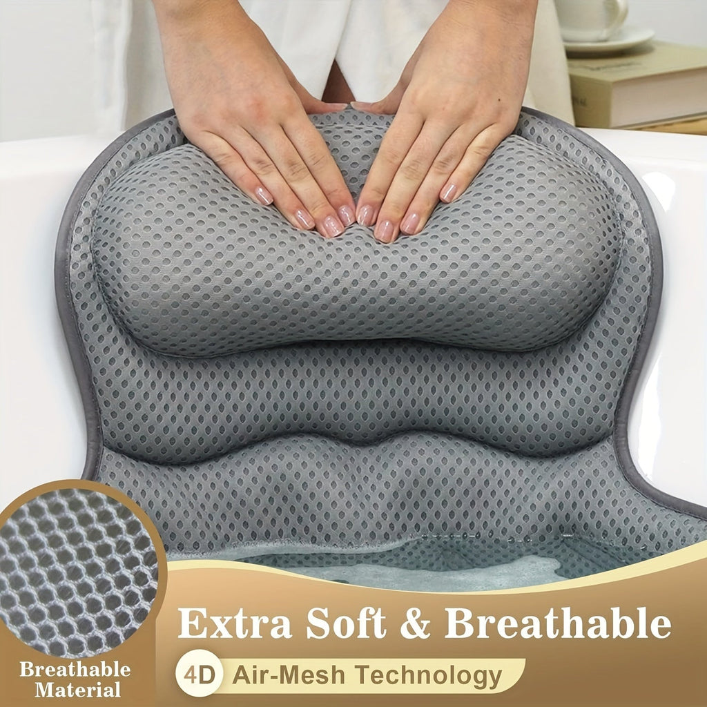 Almohada de Baño Ergonómica de Malla para Spa