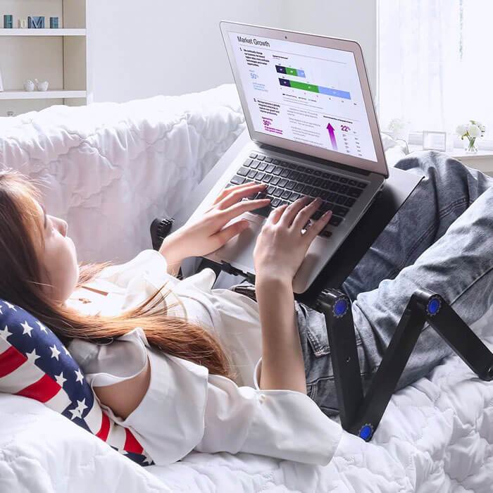 Soporte de Laptop Ajustable Ergonómico 360°
