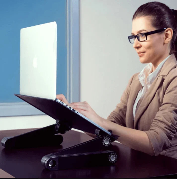 Soporte de Laptop Ajustable Ergonómico 360°