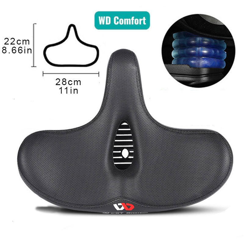 Silla de Bicicleta Ergonomica RideEase Extra Ancha Transpirable