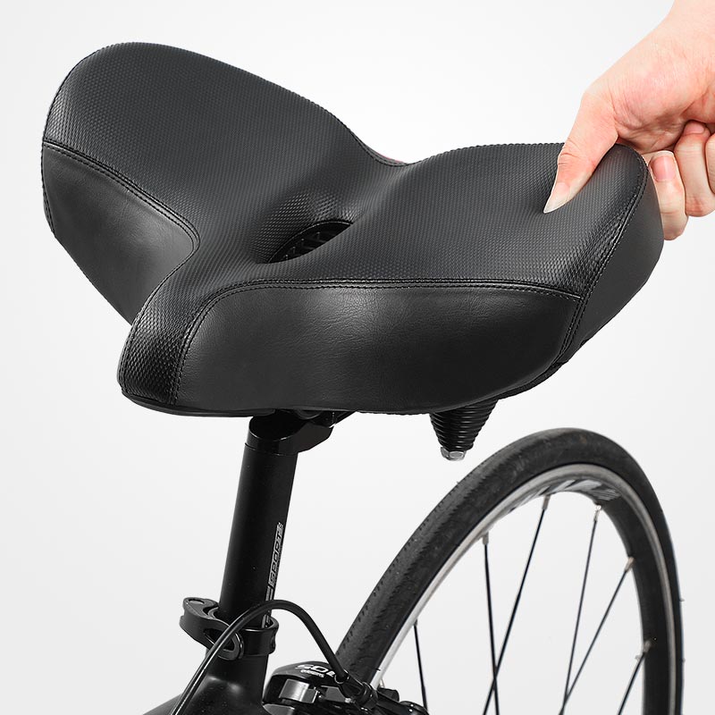 Silla de Bicicleta Ergonomica RideEase Extra Ancha Transpirable