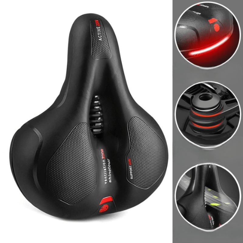 SoftRide Silla de Bicicleta | Ergonómica y Cómoda | Espalda y Asiento