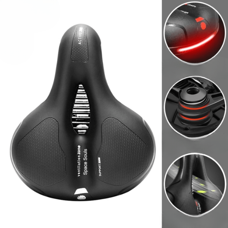 SoftRide Silla de Bicicleta | Ergonómica y Cómoda | Espalda y Asiento