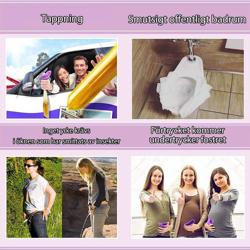 Embudos para Mujeres - Diseño Ergonómico y a Prueba de Salpicaduras