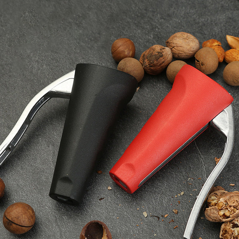 Cascanueces Ergonómico en Aluminio Rojo y Negro