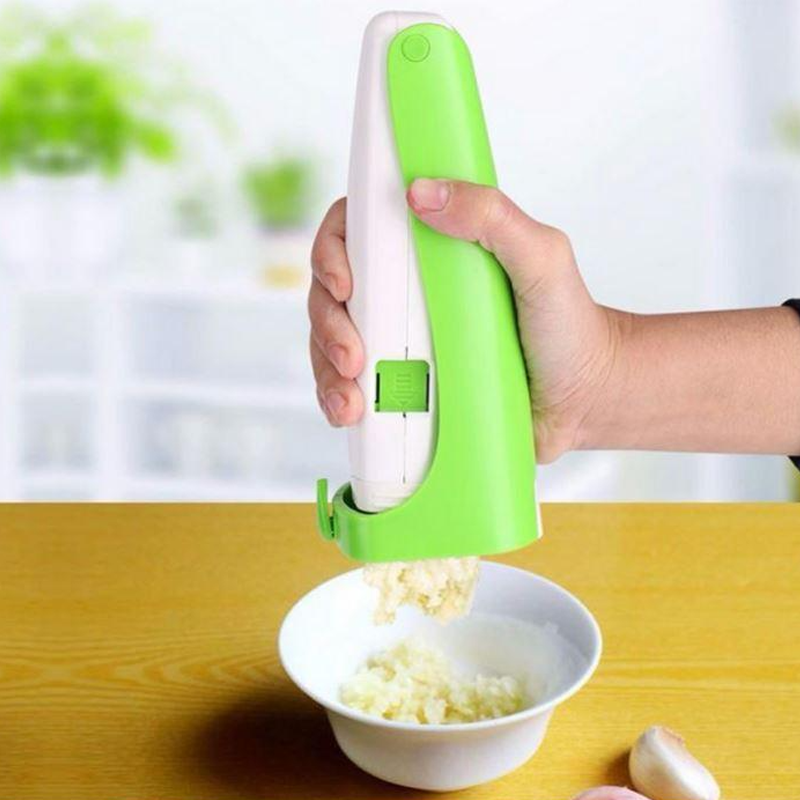 Prensa de Ajo Ergonómica de Acero Inoxidable con Diseño Único