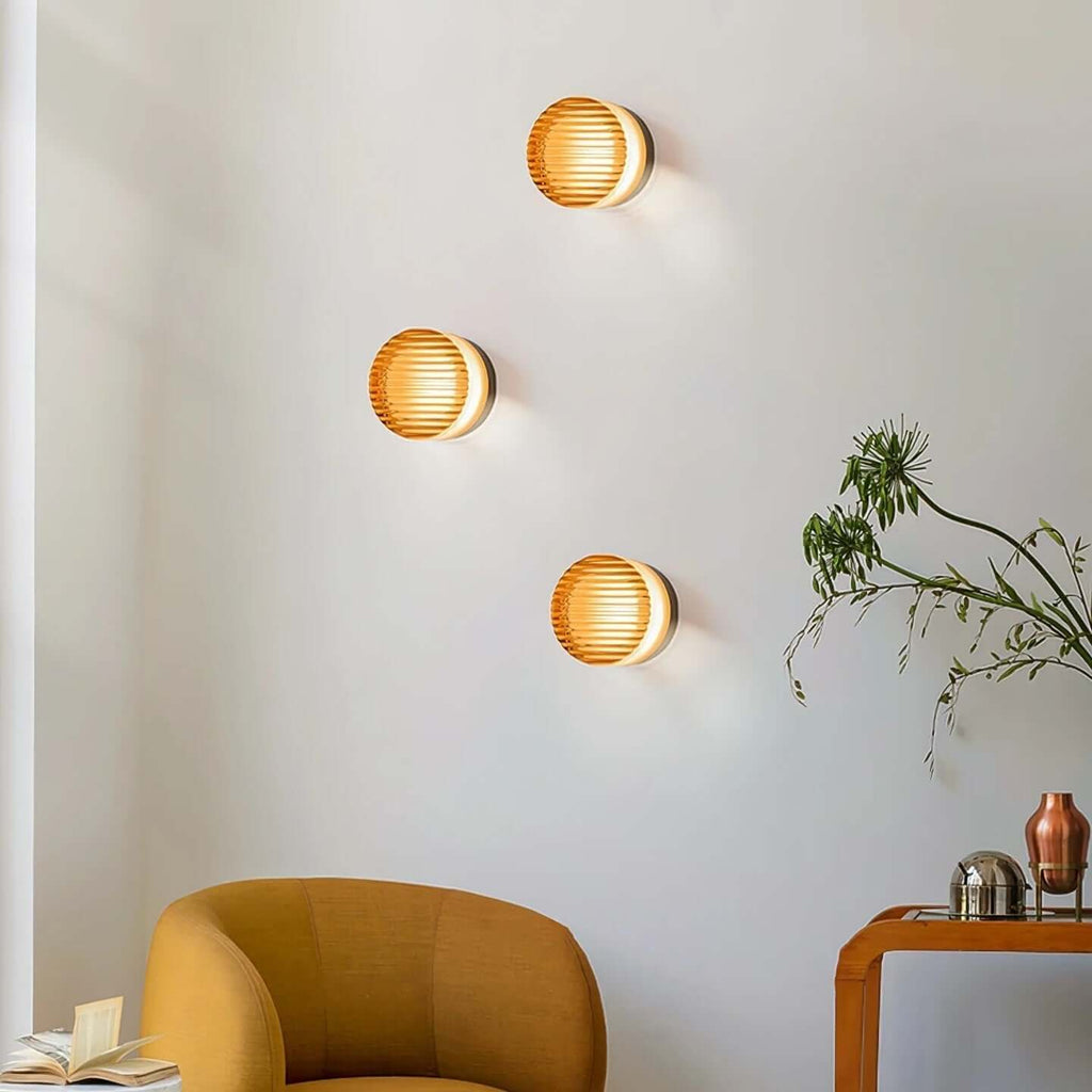 Luz de Pared LED Redonda Moderna - Interior/Exterior