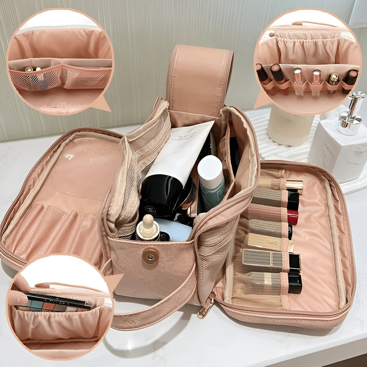 BeautyStash – Capacidad máxima y perfecta organización para tu cosmética | 50% DESCUENTO