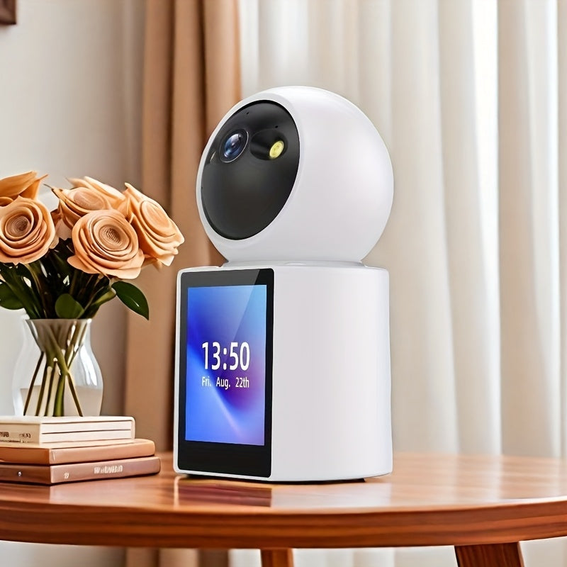 Cámara para Mascotas con Pantalla – Audio Bidireccional y Visión Nocturna
