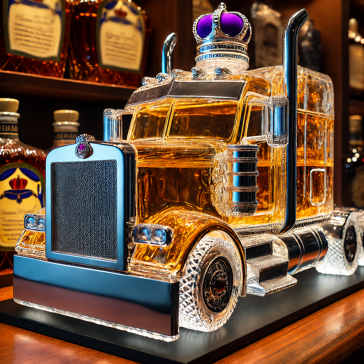 Botella de Whisky Camión Semi