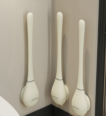Cepillo de inodoro de silicona flexible moderno