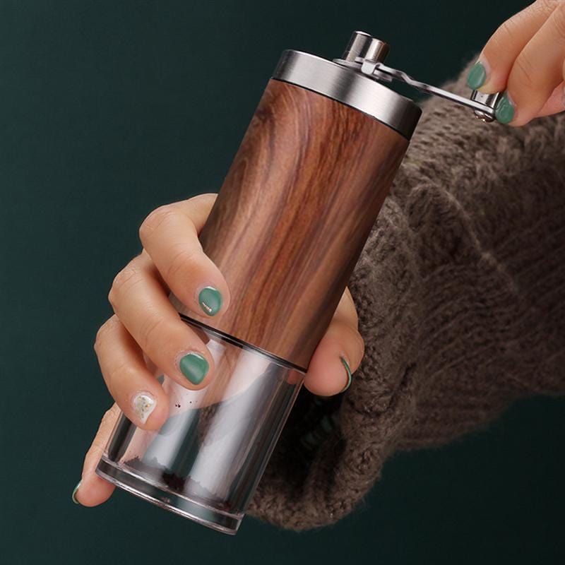 BrewMate - Molinillo de café manual portátil con mango plegable para café fresco en cualquier lugar