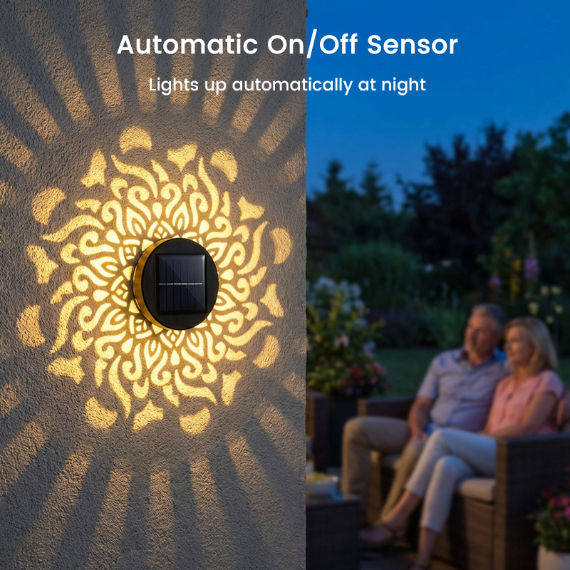 MandalaGlow — Lámpara Solar de Jardín | 50% DESCUENTO