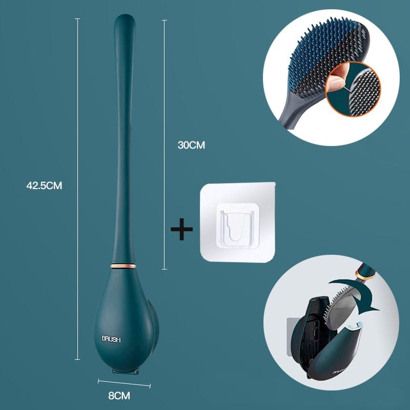 Cepillo de inodoro de silicona flexible moderno