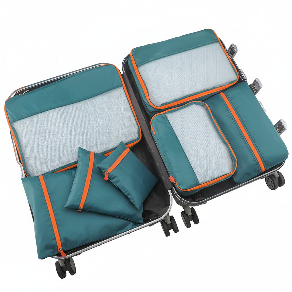 JOURNEASY - Juego de 7 bolsas organizadoras para maletas, portátil, para viajar