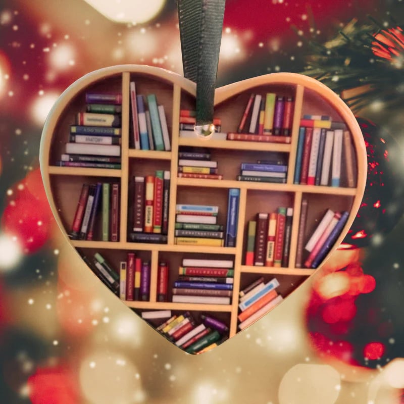 LiteraryHeart - Adorno de Corazón para Amantes de los Libros | 1+1 GRATIS