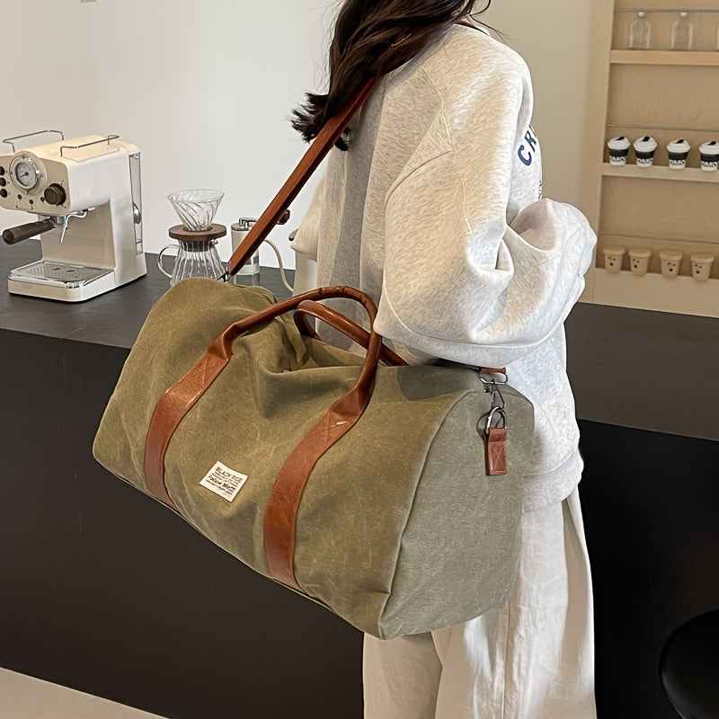 LUXIBAG - Bolsa de Viaje de Gran Capacidad con Estilo Vintage y Lavado, Organizador Multiusos