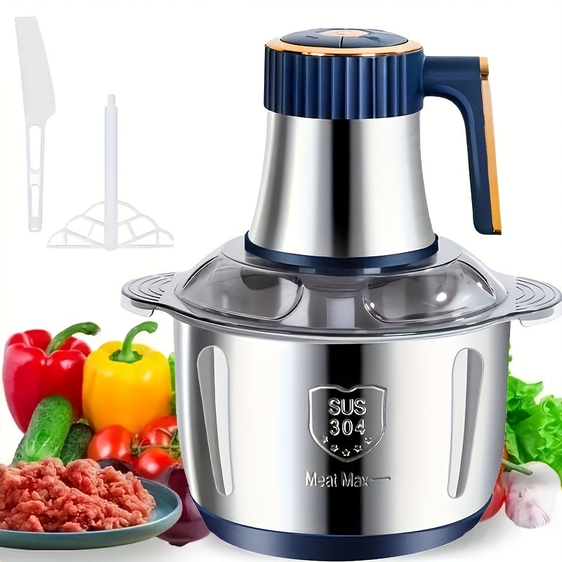 BowLift | Procesador de Alimentos de Acero Inoxidable – Potente Picadora de Carne y Cortadora de Verduras (5L, 5000 RPM)