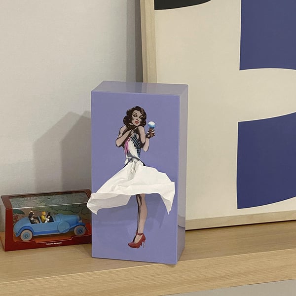 Caja de pañuelos Falda Voladora