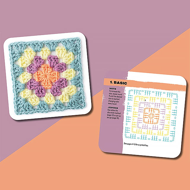 CrochetMagic - Set de Tarjetas de Granny Square | 50% DESCUENTO