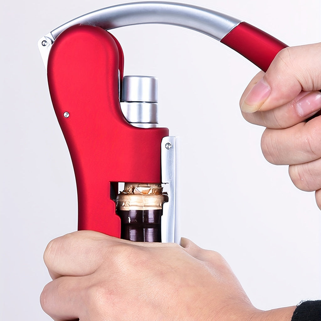 Sacacorchos Ergonómico – Abre Botellas de Vino Rápido y Seguro para el Hogar y la Hostelería
