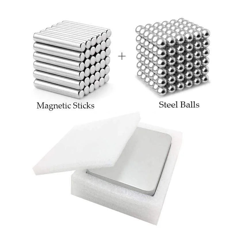 Set de Juguetes Magnéticos de Construcción con Barras y Bolas