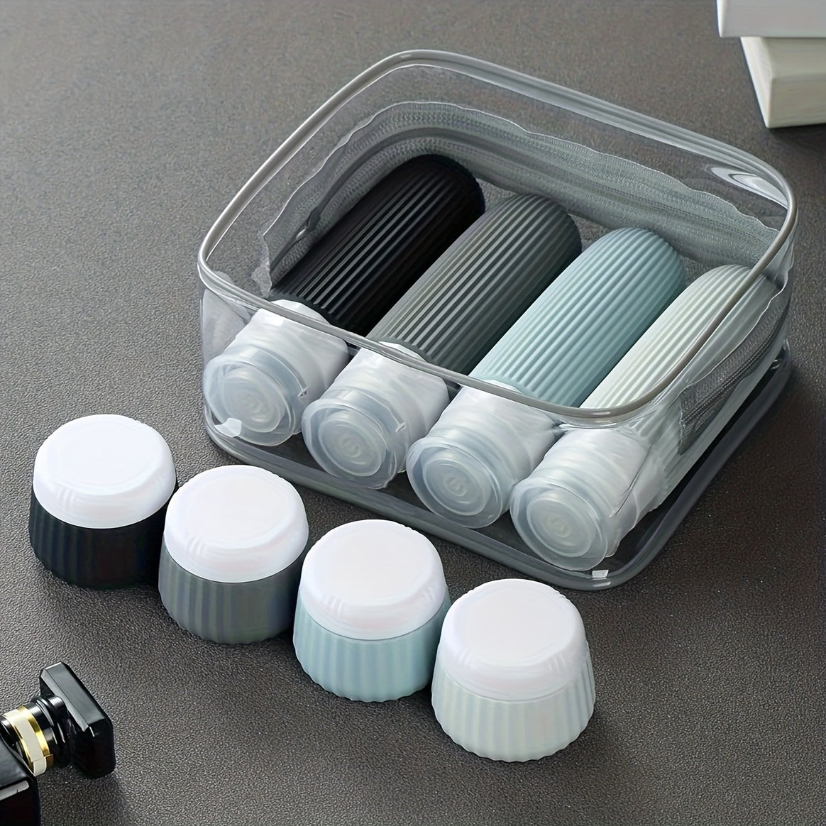 Set de Botellas de Viaje Prácticas – Seguras y Convenientes para Viajar
