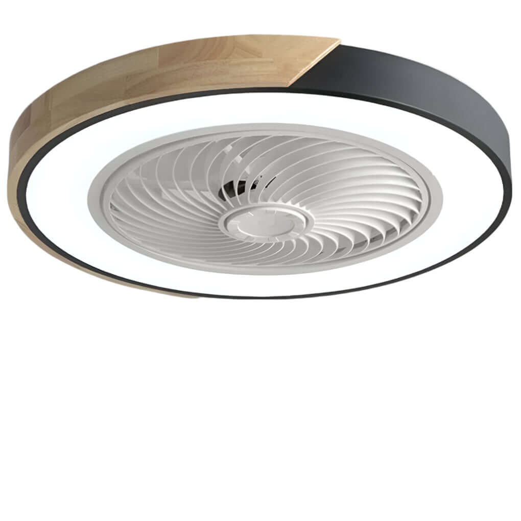 Ventilador de Techo Moderno Sin Aspas con Luz LED y Control Remoto