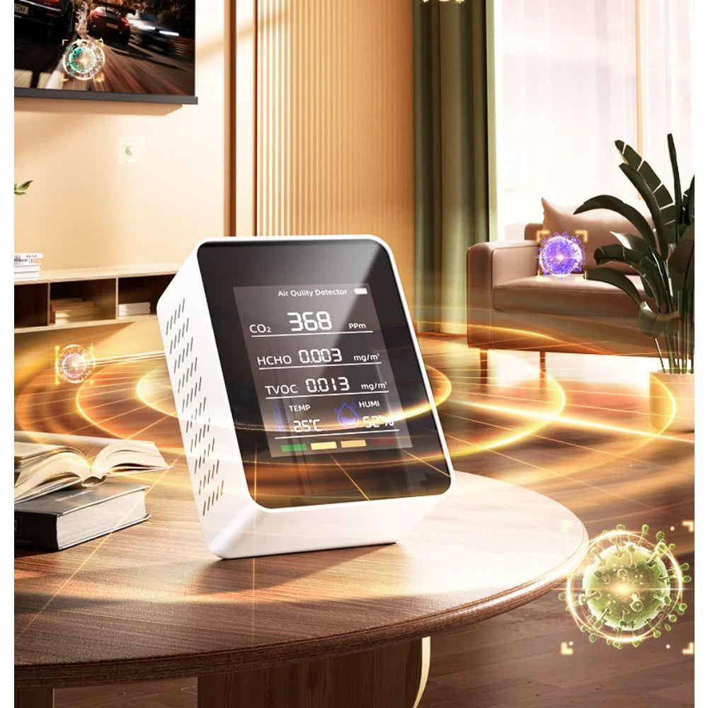 Monitor de CO2 AirSense Pro con Alertas en Tiempo Real