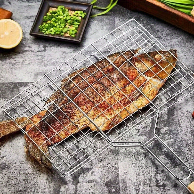 GRILLGRID – Canasta de BBQ de Gran Capacidad para un Control Uniforme al Cocinar al Aire Libre