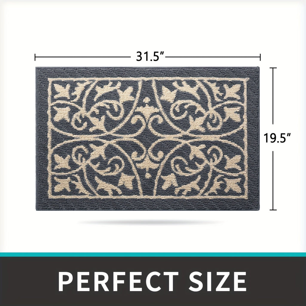 PUREHOME - Alfombra de Entrada Interior de Bajo Perfil Antideslizante 1pc