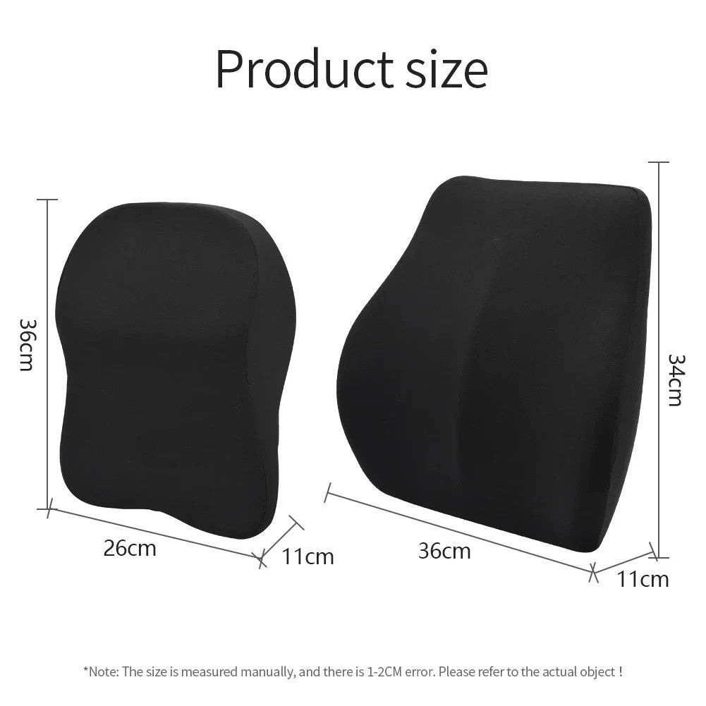 Almohada Lumbar de Apoyo para Espalda de Coche