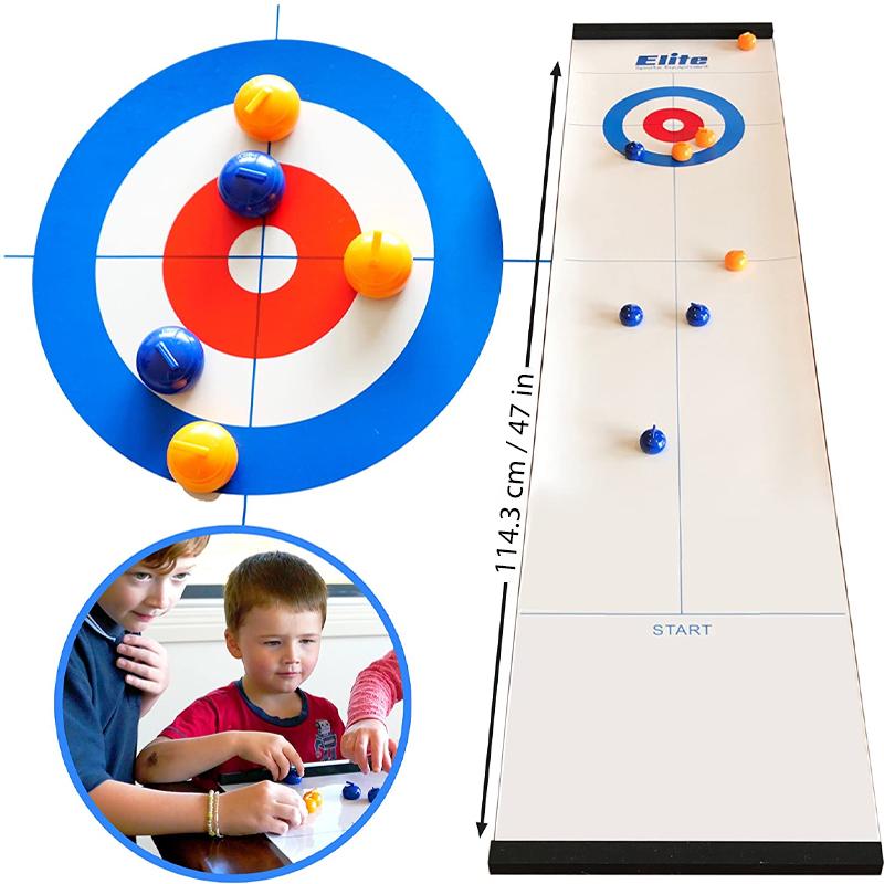 Juego de Curling de Mesa Familiar para Todas las Edades