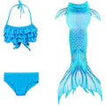 Bañador de Sirena para Niñas - Conjunto de Bikini de Princesa