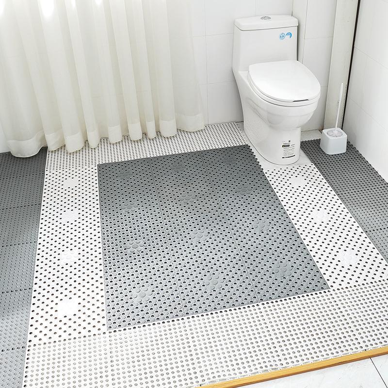Alfombrilla antideslizante para baño de PVC (4-pack, colorido)