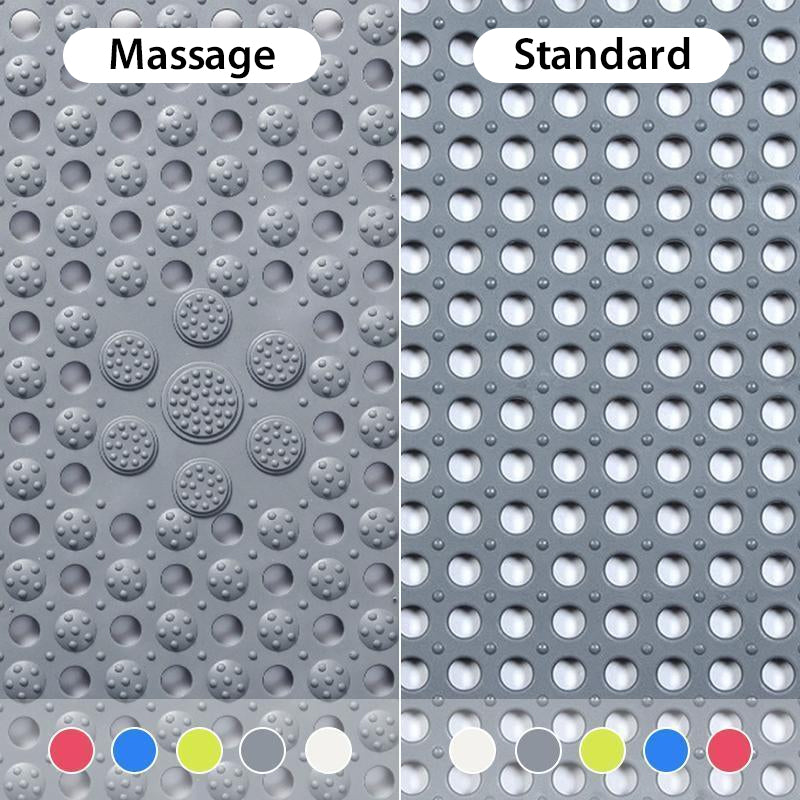 Alfombrilla antideslizante para baño de PVC (4-pack, colorido)