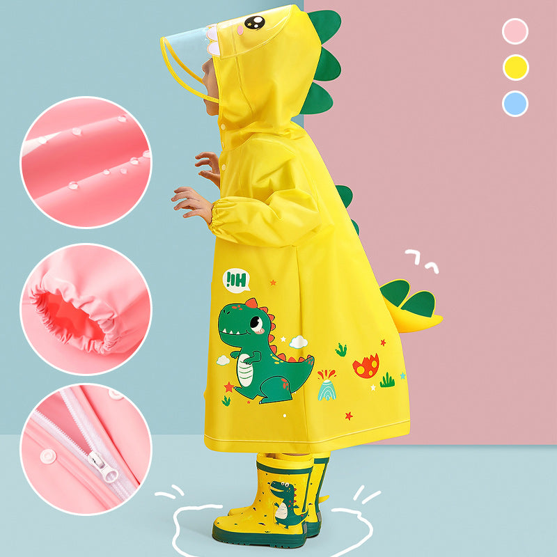 Chaqueta de Lluvia Impermeable para Niños con Diseño Alegre