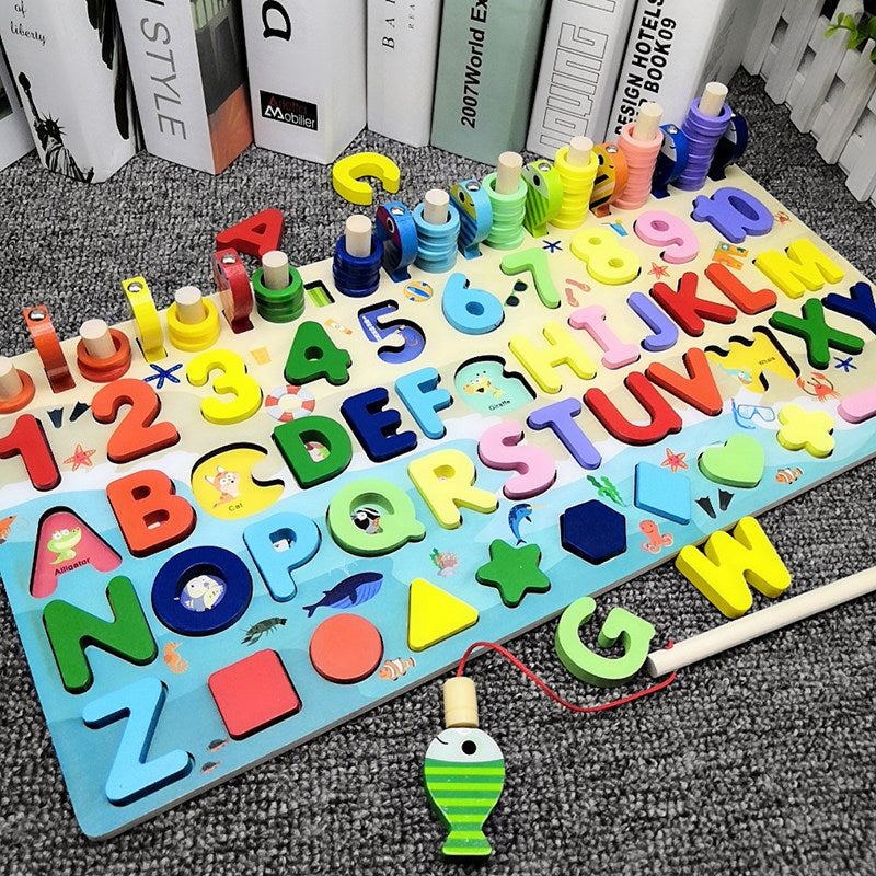 Juguetes pedagógicos magnéticos de madera para niños – Desarrollo y Juego