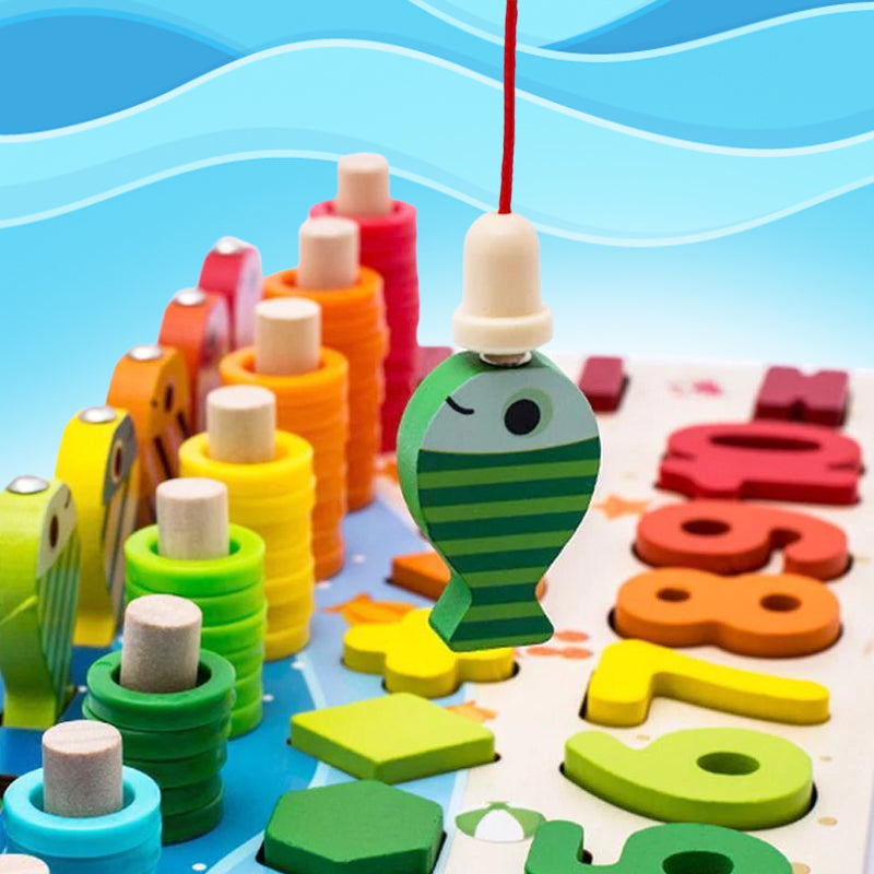 Juguetes pedagógicos magnéticos de madera para niños – Desarrollo y Juego