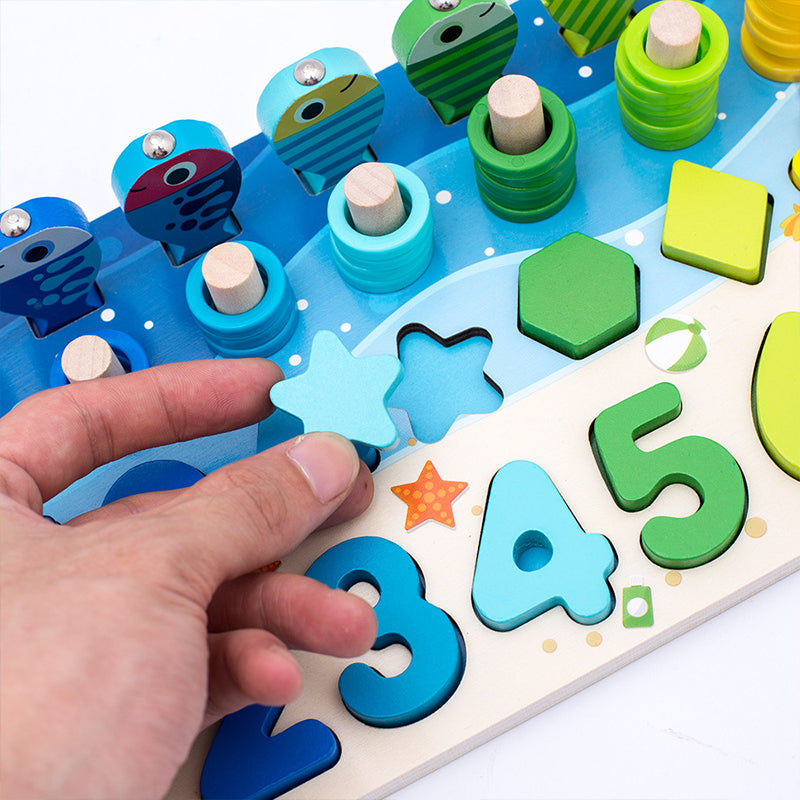 Juguetes pedagógicos magnéticos de madera para niños – Desarrollo y Juego