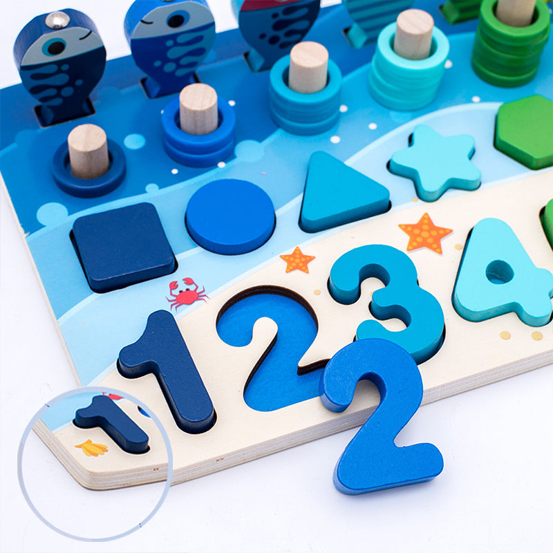 Juguetes pedagógicos magnéticos de madera para niños – Desarrollo y Juego