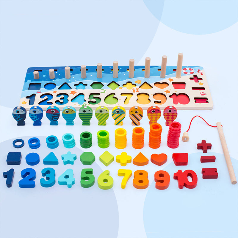 Juguetes pedagógicos magnéticos de madera para niños – Desarrollo y Juego