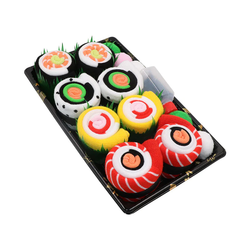 Paquete de Regalo de Medias Tubulares Unisex Sushi