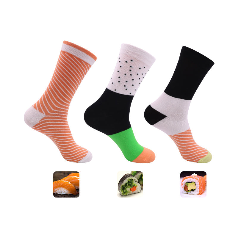 Paquete de Regalo de Medias Tubulares Unisex Sushi