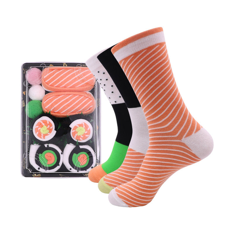 Paquete de Regalo de Medias Tubulares Unisex Sushi